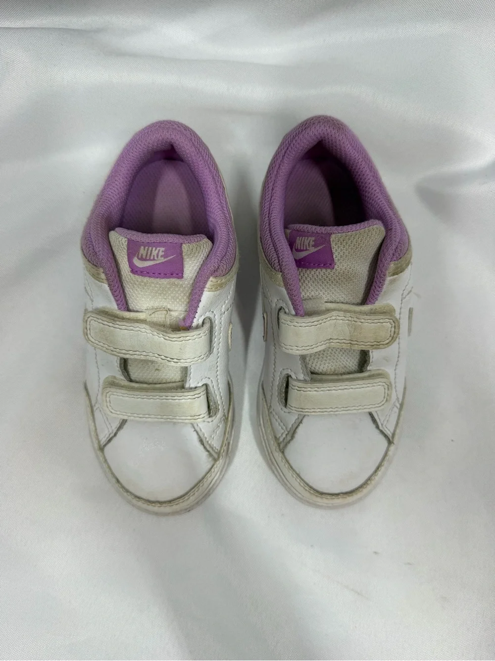 Nike | Capri 3 LTR Toddler Sneaker Tennis Shoe White Purple Girls Size 10C